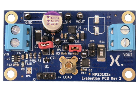 12 V, 2-13.5 A, 17 m? latching eFuse evaluation board (NPS3102A)