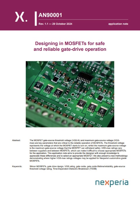 Designing in MOSFETs for safe and reliable gate-drive operation