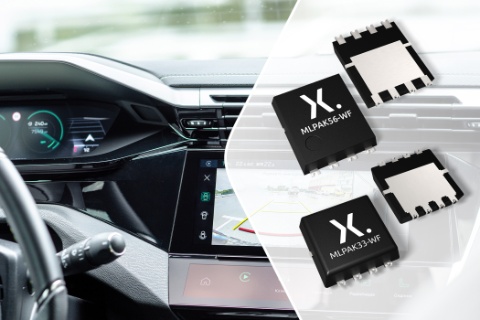 Nexperia為車身控制、信息娛樂及照明應(yīng)用推出40-100 V汽車MLPAK MOSFET