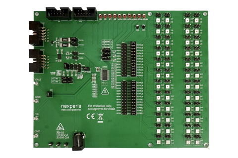 NEX1324X-Q100 24-channel automotive linear LED driver evaluation board